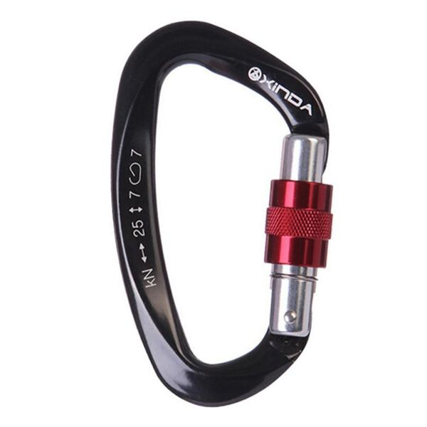 25kn aluminum steel rock carabiner screw locking outdoor climbing d-shape lock climbing insurance c jllhzy
25kn aluminum steel rock carabiner screw locking outdoor climbing d-shape lock climbing insurance c jllhzy