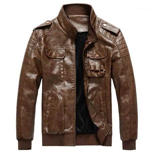 men's leather jacket motorcycle style fashion pu male thick casual pockets coat large size fur & faux, Black
men's leather jacket motorcycle style fashion pu male thick casual pockets coat large size fur & faux, Black
