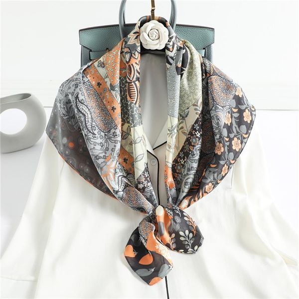 scarves 2021 women square scarf silk shawl wrap design print lady foulard hairband neck tie soft bandana for female summer, Blue;gray
scarves 2021 women square scarf silk shawl wrap design print lady foulard hairband neck tie soft bandana for female summer, Blue;gray