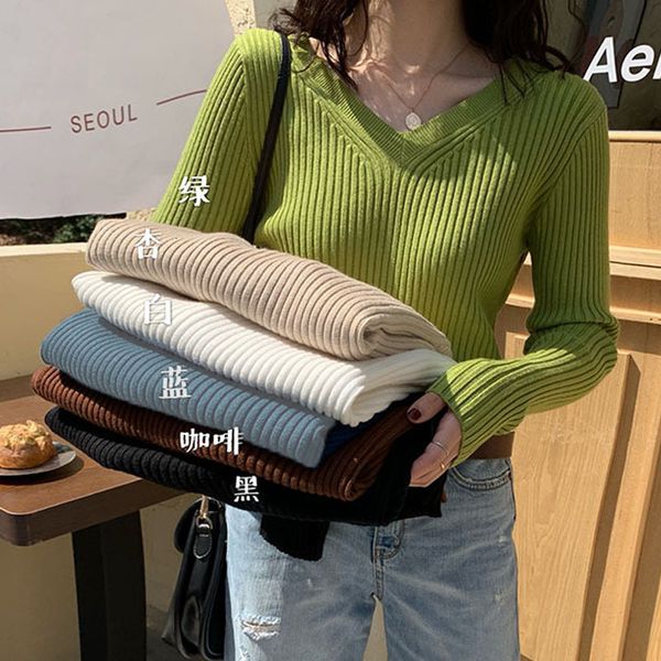 eucosm 2021 v. neck brace big pit thin bottom sweater woman's winter clothes ohoi, Black
eucosm 2021 v. neck brace big pit thin bottom sweater woman's winter clothes ohoi, Black