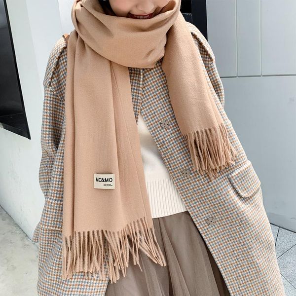 hats, scarves & gloves sets mcmo high end brand pure color cashmere like women's autumn and winter korean version versatile long tassel, Blue;gray
hats, scarves & gloves sets mcmo high end brand pure color cashmere like women's autumn and winter korean version versatile long tassel, Blue;gray