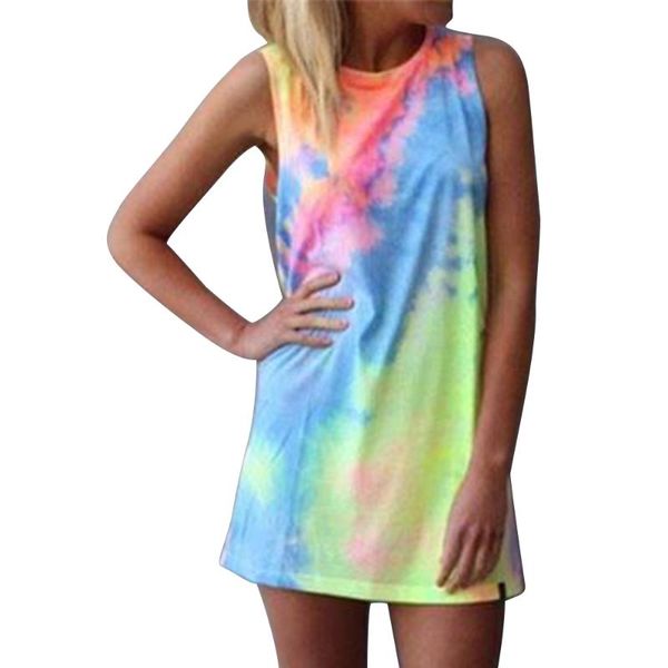 casual dresses 2021 tie dye dress print womens fashion party vest woman pink mini women summer clothes, Black;gray
casual dresses 2021 tie dye dress print womens fashion party vest woman pink mini women summer clothes, Black;gray