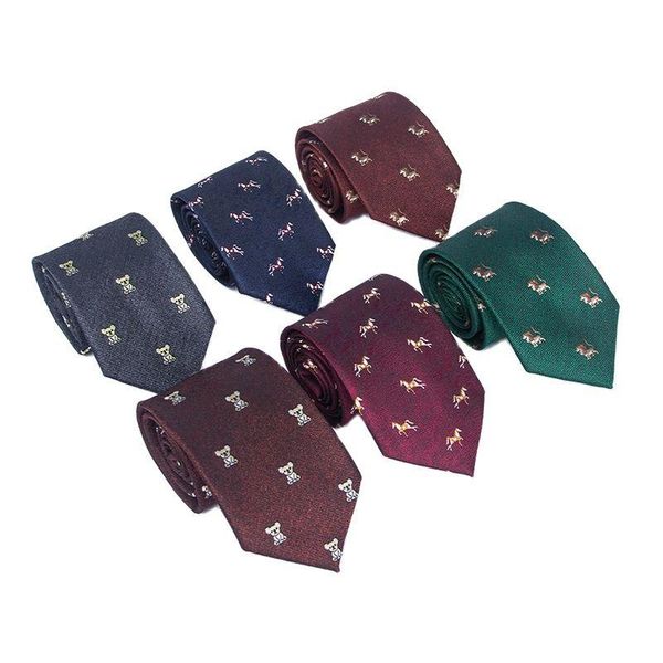 bow ties 8cm cartoon animal jacquard mens lion bear horse pattern necktie wedding banquet casual tie profession men accessories, Black;gray
bow ties 8cm cartoon animal jacquard mens lion bear horse pattern necktie wedding banquet casual tie profession men accessories, Black;gray