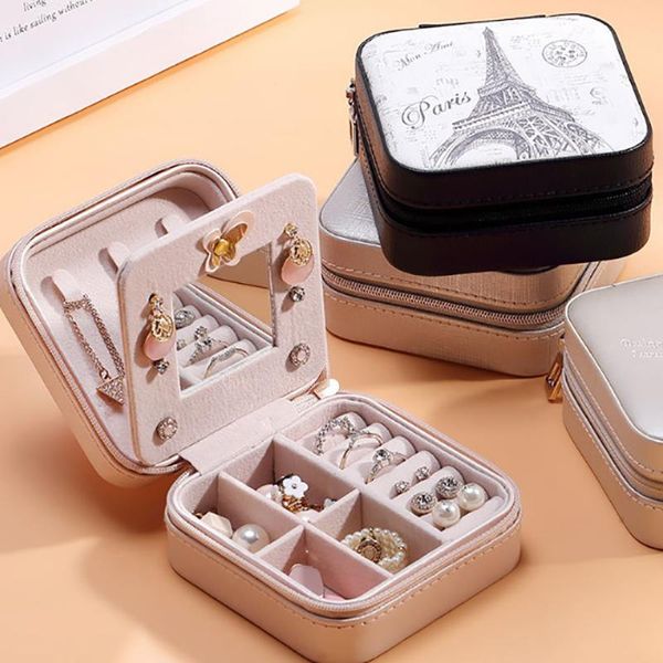 jewelry pouches, bags 2021jewelry box double layer travel casket organizer makeup lipstick storage beauty container necklace birthday gift, Pink;blue
jewelry pouches, bags 2021jewelry box double layer travel casket organizer makeup lipstick storage beauty container necklace birthday gift, Pink;blue