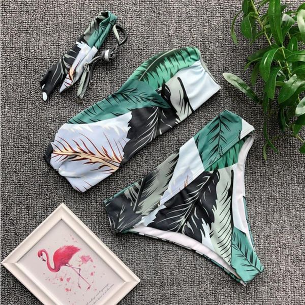 leaves printing high waist suit women summer three pieces floral print bow strapless beachwear swimsuit for swimming women's swimwear, White;black
leaves printing high waist suit women summer three pieces floral print bow strapless beachwear swimsuit for swimming women's swimwear, White;black