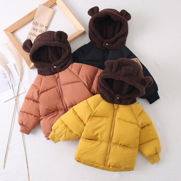 children's jacket boy winter hooded parka girls waterproof snowsuit kids down cotton coats child outerwear tz532, Blue;gray
children's jacket boy winter hooded parka girls waterproof snowsuit kids down cotton coats child outerwear tz532, Blue;gray