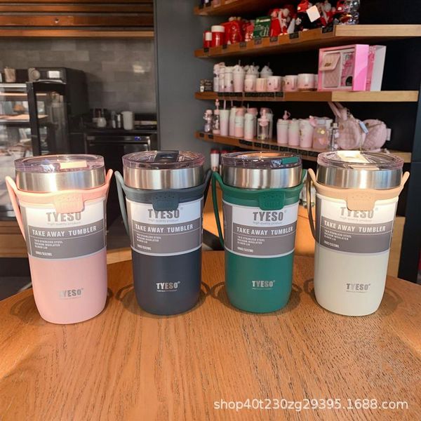 water bottles multi-color long-lasting insulation coffee cup with rope large-capacity double-layer and cold-preservation travel mug
water bottles multi-color long-lasting insulation coffee cup with rope large-capacity double-layer and cold-preservation travel mug