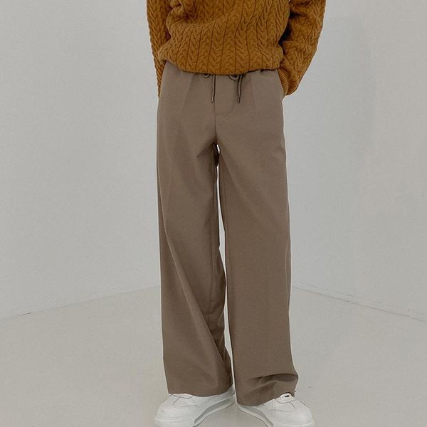 men's pants korean style loose casual trousers men simple solid lace-up 2021 retro button wide-leg, Black
men's pants korean style loose casual trousers men simple solid lace-up 2021 retro button wide-leg, Black