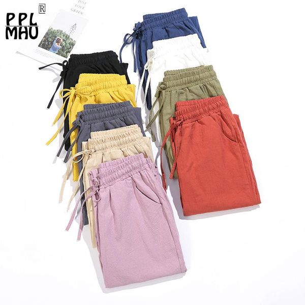 women's pants & capris womens spring summer cotton linen solid elastic waist candy colors harem trousers soft for female ladys, Black;white
women's pants & capris womens spring summer cotton linen solid elastic waist candy colors harem trousers soft for female ladys, Black;white