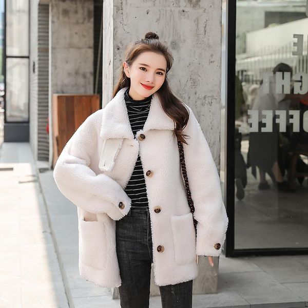 women's wool & blends zcsmll fall clothes for women turn-down collar jacket 2021 witer long sleeve korean fashion loose coats tide, Black
women's wool & blends zcsmll fall clothes for women turn-down collar jacket 2021 witer long sleeve korean fashion loose coats tide, Black
