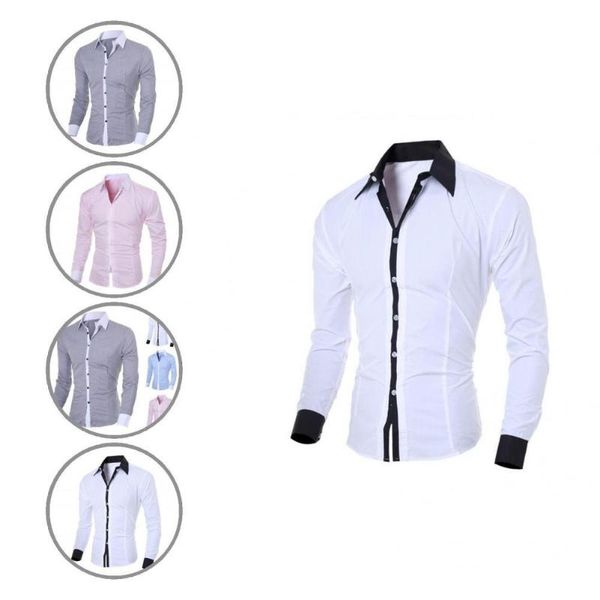 men's casual shirts chic men shirt simple sweat absorbing long sleeve autumn business, White;black
men's casual shirts chic men shirt simple sweat absorbing long sleeve autumn business, White;black