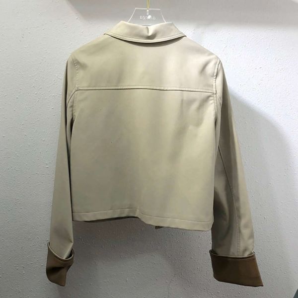 designerautumn 2021 spring new locomotive fashion net red women's leather jacket, Black
designerautumn 2021 spring new locomotive fashion net red women's leather jacket, Black