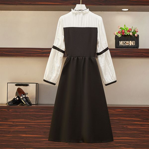 elegant female single-breasted black office party shirt vintage sleeve waist high bandage dress more cloth 7kvs, White
elegant female single-breasted black office party shirt vintage sleeve waist high bandage dress more cloth 7kvs, White