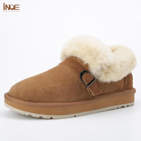 boots inoe sheepskin suede leather wool fur lined women short ankle winter for woman snow warm shoes flats non-slip sole, Black
boots inoe sheepskin suede leather wool fur lined women short ankle winter for woman snow warm shoes flats non-slip sole, Black