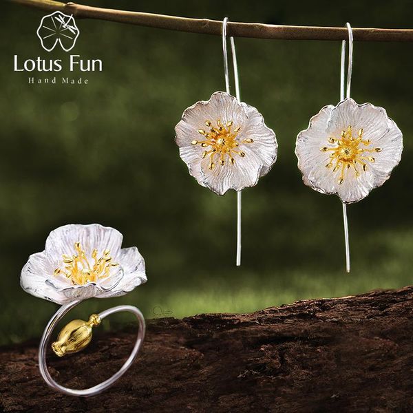 bracelet, earrings & necklace lotus fun real 925 sterling silver handmade fine jewelry blooming poppies flower set for women, Black
bracelet, earrings & necklace lotus fun real 925 sterling silver handmade fine jewelry blooming poppies flower set for women, Black