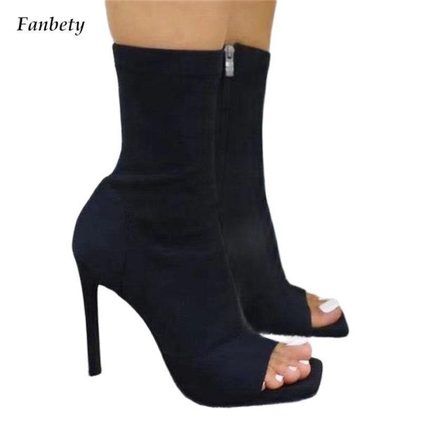 dress shoes women fashion peep toe thin heels high heel sandals 2021 autumn winter elastic mesh ladies slip-on open mujers, Black
dress shoes women fashion peep toe thin heels high heel sandals 2021 autumn winter elastic mesh ladies slip-on open mujers, Black