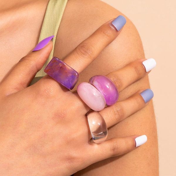 cluster rings lacteo 2021 kpop trendy colorful acrylic resin geometric irregular shape fashion accessories jewelry women gifts, Golden;silver
cluster rings lacteo 2021 kpop trendy colorful acrylic resin geometric irregular shape fashion accessories jewelry women gifts, Golden;silver