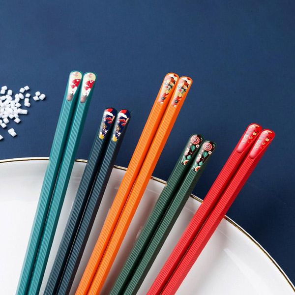 5 pair set pointed chopsticks diy handmade non-slip mix color kitchen gadgets japanese style tableware
5 pair set pointed chopsticks diy handmade non-slip mix color kitchen gadgets japanese style tableware