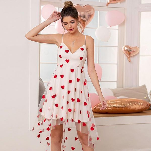 valentine's day a-line red heart print slip dress elegant v-neck mesh draped ladies frocks causal sleeveless empire mini casual dresses, Black;gray
valentine's day a-line red heart print slip dress elegant v-neck mesh draped ladies frocks causal sleeveless empire mini casual dresses, Black;gray