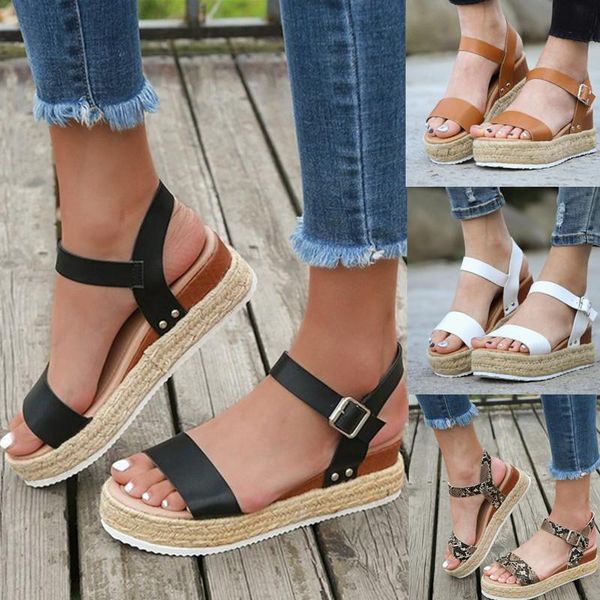 summer plus size female roman style open-toed sandals one-word buckle straw woven rope thick-soled daily wear women beach sandal, Black
summer plus size female roman style open-toed sandals one-word buckle straw woven rope thick-soled daily wear women beach sandal, Black