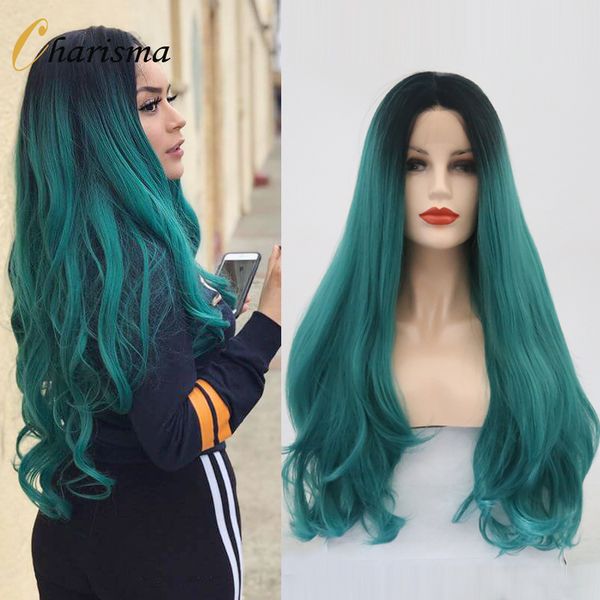 costume accessories ombre green wig synthetic lace front wig black roots long wavy synthetic wigs for women middle part cosplay wigs, Silver
costume accessories ombre green wig synthetic lace front wig black roots long wavy synthetic wigs for women middle part cosplay wigs, Silver