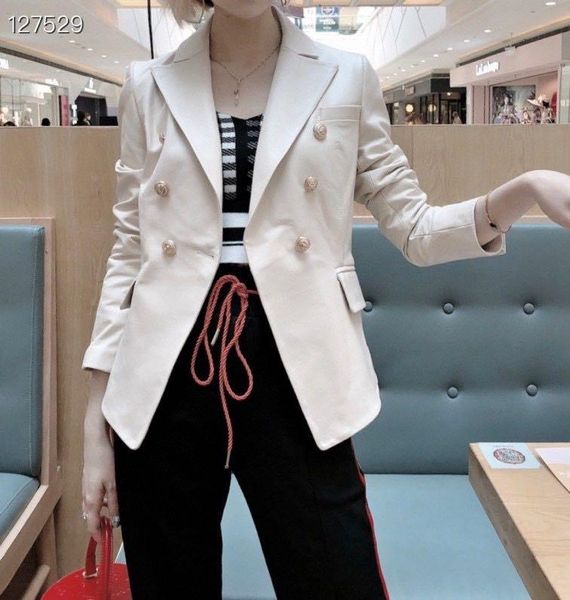 women's jackets w1385 fashion women coats & 2021 runway luxury european design party style clothing, Black;brown
women's jackets w1385 fashion women coats & 2021 runway luxury european design party style clothing, Black;brown