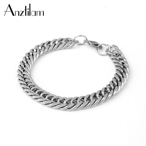 link, chain 4mm titanium steel bracelet for men hip hop stainless cuban link hand silver color goth jewelry, Black
link, chain 4mm titanium steel bracelet for men hip hop stainless cuban link hand silver color goth jewelry, Black