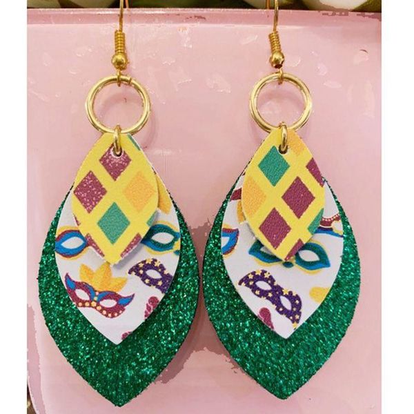 dangle & chandelier faux leather gnomes earrings holiday christmas double side print, Silver
dangle & chandelier faux leather gnomes earrings holiday christmas double side print, Silver