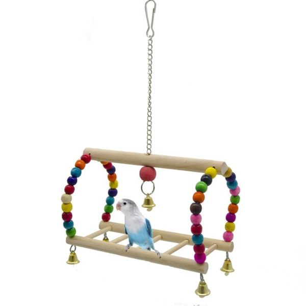 parrots toy colorful wooden bead birds toy suspension bridge hanging stair ladder swing climbing frame for pet parrot bird
parrots toy colorful wooden bead birds toy suspension bridge hanging stair ladder swing climbing frame for pet parrot bird