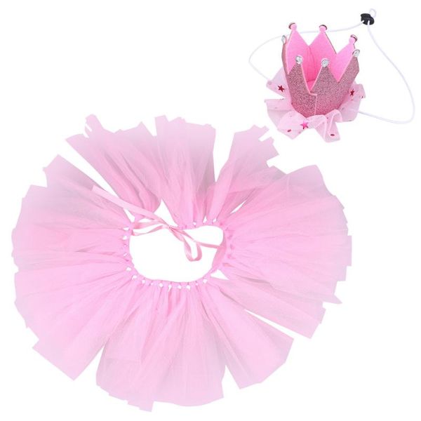 dog apparel 2pcs pet gauze skirt festive mesh tutu beautiful dress crown hat party cap
dog apparel 2pcs pet gauze skirt festive mesh tutu beautiful dress crown hat party cap