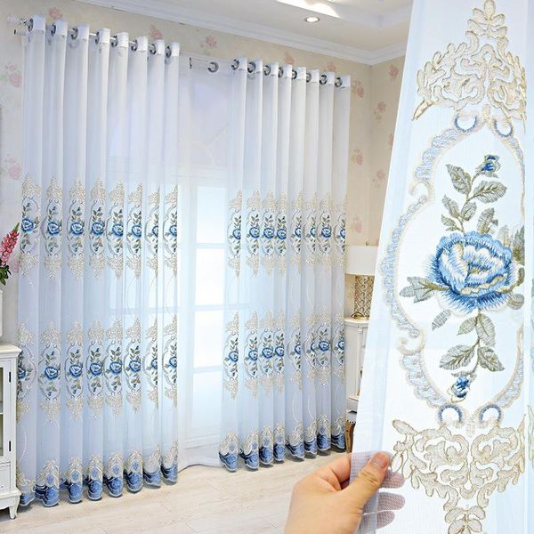 curtain & drapes european embroidered floral sheer curtains for living room transparent voile chenille villa decoration window treatment
curtain & drapes european embroidered floral sheer curtains for living room transparent voile chenille villa decoration window treatment