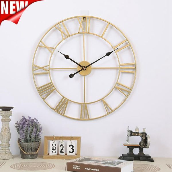 iron art roman numerals wall clock simple silent wall clocks home decorative vintage quartz clock decor for living room
iron art roman numerals wall clock simple silent wall clocks home decorative vintage quartz clock decor for living room