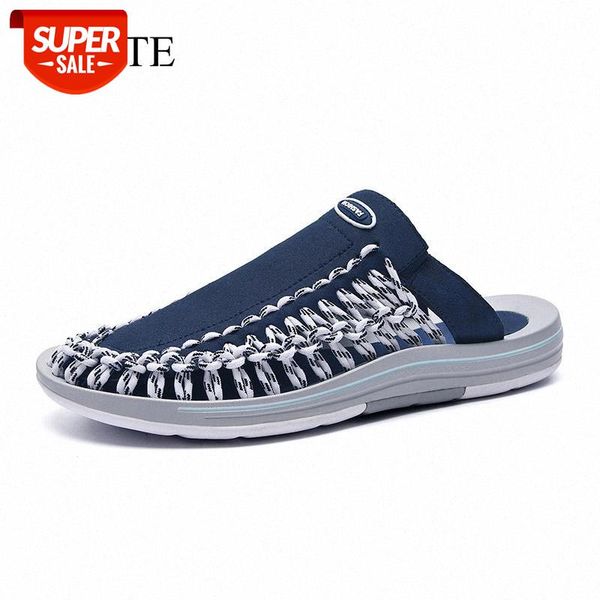summer slippers men fashion handmade weaving design breathable men's sandals beach shoes soft bottom non-slip outdoor sandals #ra3s, Black
summer slippers men fashion handmade weaving design breathable men's sandals beach shoes soft bottom non-slip outdoor sandals #ra3s, Black