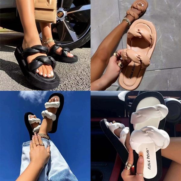 women plus size slippers summer shoes sandals secy club thick-soled panelled solid color soft scuffs flat twist strap flip flops comfortable, Black
women plus size slippers summer shoes sandals secy club thick-soled panelled solid color soft scuffs flat twist strap flip flops comfortable, Black