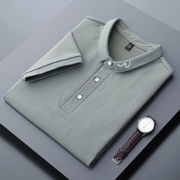 men's polos 2021 stripe embroidery shirts lapel business casual short sleeve shirt summer blouse fashion mens clothing, White;black
men's polos 2021 stripe embroidery shirts lapel business casual short sleeve shirt summer blouse fashion mens clothing, White;black