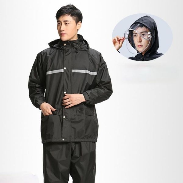 raincoats thickened reflective split raincoat rain pants suit electric car motorcycle outdoor riding take-out jacket
raincoats thickened reflective split raincoat rain pants suit electric car motorcycle outdoor riding take-out jacket