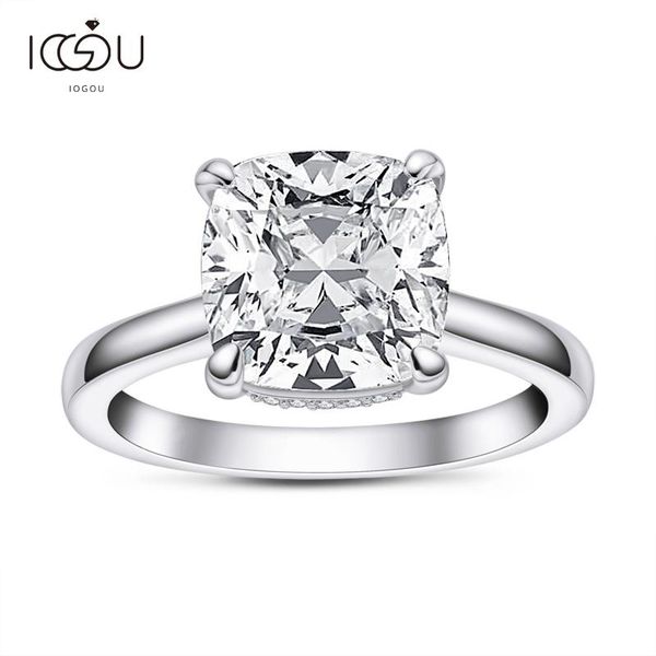 cluster rings iogou fashion 5.0 ct cushion cut solitaire ring 925 sterling silver engagement sona stone wedding simulated diamond, Golden;silver
cluster rings iogou fashion 5.0 ct cushion cut solitaire ring 925 sterling silver engagement sona stone wedding simulated diamond, Golden;silver