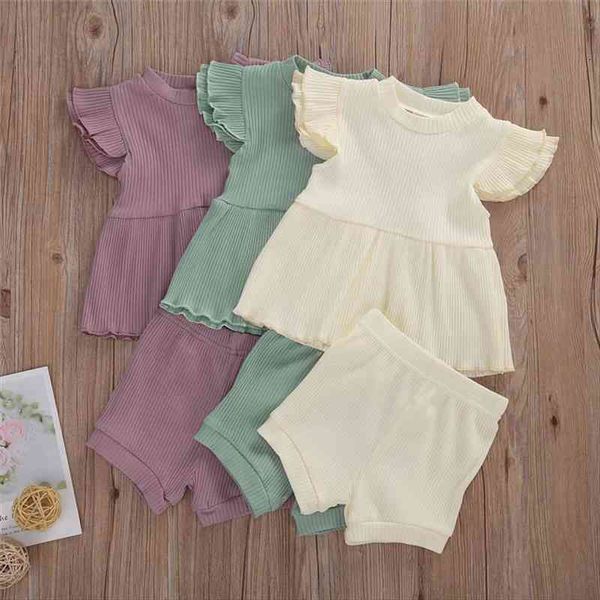 toddler baby girl boys set solid color knitted ribbed outfit ruffled tunic shorts 2pcs summer clothes, White
toddler baby girl boys set solid color knitted ribbed outfit ruffled tunic shorts 2pcs summer clothes, White