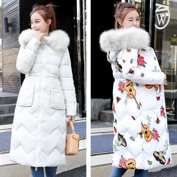 women's down & parkas 2021 winter women long jacket thick plus size both sides can be wear hooded with fur collar slim coats giacca don, Black
women's down & parkas 2021 winter women long jacket thick plus size both sides can be wear hooded with fur collar slim coats giacca don, Black
