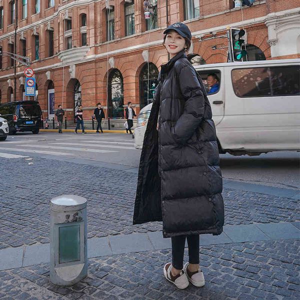 women's down & parkas winter new fashion bright face down padded jacket, waist thin and long black jacket 16gb
women's down & parkas winter new fashion bright face down padded jacket, waist thin and long black jacket 16gb