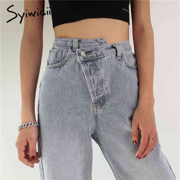 syiwidii straight leg jeans for women fashion korean button up denim pants irregular high waisted streetwear baggy 210708, Blue
syiwidii straight leg jeans for women fashion korean button up denim pants irregular high waisted streetwear baggy 210708, Blue