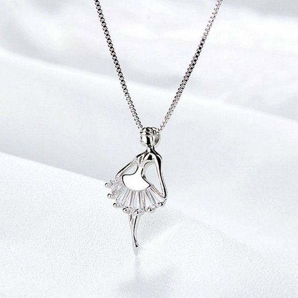 pendant necklaces river women ballet girl romantic necklace charm female silver color chain short fashion jewelry gifts
pendant necklaces river women ballet girl romantic necklace charm female silver color chain short fashion jewelry gifts