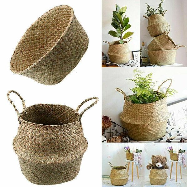 storage baskets large handmade seagrass basket plant flower pot toy container foldable laundry sundries home garden decoration
storage baskets large handmade seagrass basket plant flower pot toy container foldable laundry sundries home garden decoration