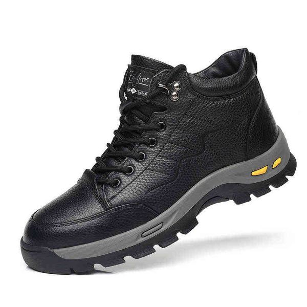 winter men's cotton shoes plush warm lace up leisure high outdoor mountaineering anti slip and wear-resistant snow boots, Black
winter men's cotton shoes plush warm lace up leisure high outdoor mountaineering anti slip and wear-resistant snow boots, Black
