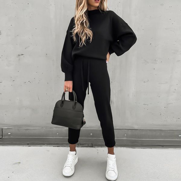 delicate new 2 herfst winter warm colorful long mouw sweater broek sports set training suit women clothing 2021cake, Gray
delicate new 2 herfst winter warm colorful long mouw sweater broek sports set training suit women clothing 2021cake, Gray