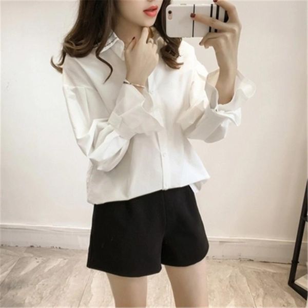 women's blouses & shirts spring autumn women shirt flare sleeve plus size female blouse ladies blue white black blusas loose -4xl zz55
women's blouses & shirts spring autumn women shirt flare sleeve plus size female blouse ladies blue white black blusas loose -4xl zz55