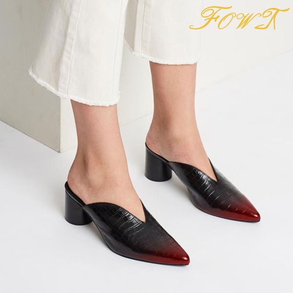 dress shoes black mules pumps split vent high round heels women pointed toe slip on ladies spring/autumn fashion office mature fowt
dress shoes black mules pumps split vent high round heels women pointed toe slip on ladies spring/autumn fashion office mature fowt