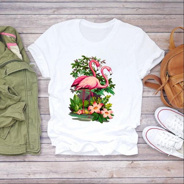 women 2021 cute cartoon painting flamingo 90s print beach summer shirt ladies womens t shirts t graphic female t shirt, White
women 2021 cute cartoon painting flamingo 90s print beach summer shirt ladies womens t shirts t graphic female t shirt, White