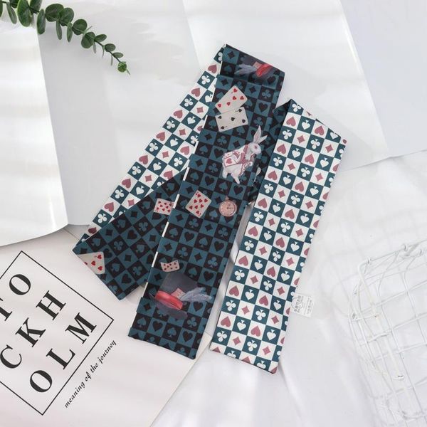 scarves headband multicolor printed silk scarf hair bands female binding accessories head rope ribbon bow headdress sj488, Blue;gray
scarves headband multicolor printed silk scarf hair bands female binding accessories head rope ribbon bow headdress sj488, Blue;gray