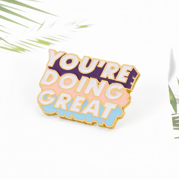 you're doing great pin novelty black lives matter enamel pins lapel pin badge brooch, Blue
you're doing great pin novelty black lives matter enamel pins lapel pin badge brooch, Blue